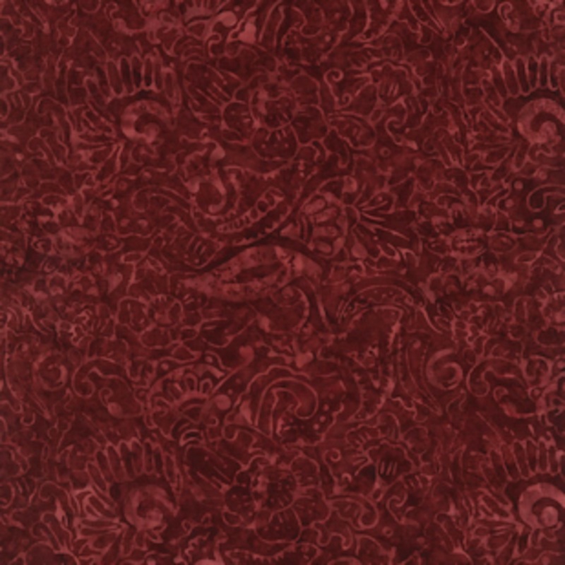 Timeless Treasures  - Tonga Burgundy B6265
