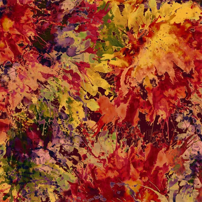 108 - Quilt Backing Fabric - Splash - Primitive - 2449WB-38 - Henry Glass