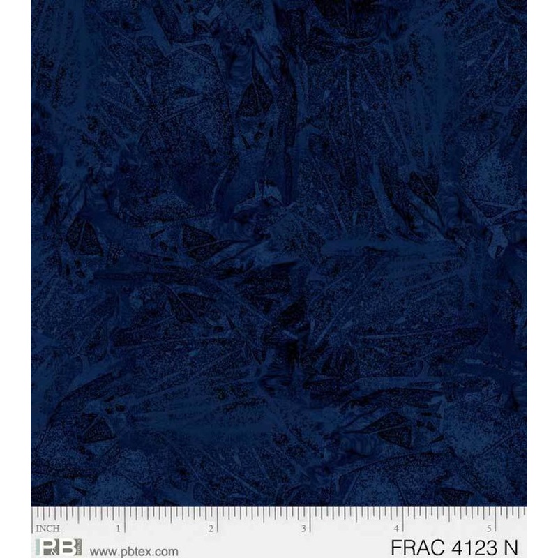 Fracture, Teresa Ascone, Deep Blue  Tone on Tone, PB Textiles, FRAC-4123N