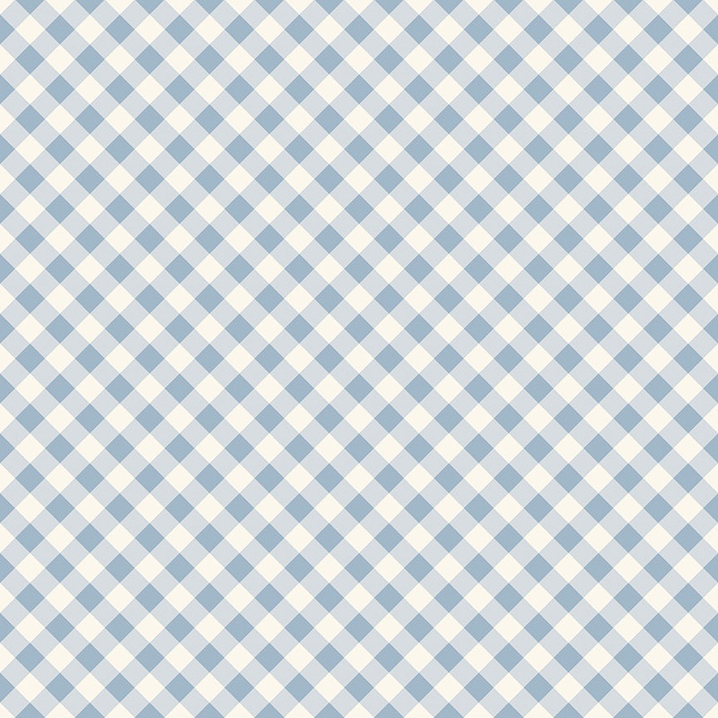 Freedom Garden: GINGHAM SKY Fabric (1/2 yd)