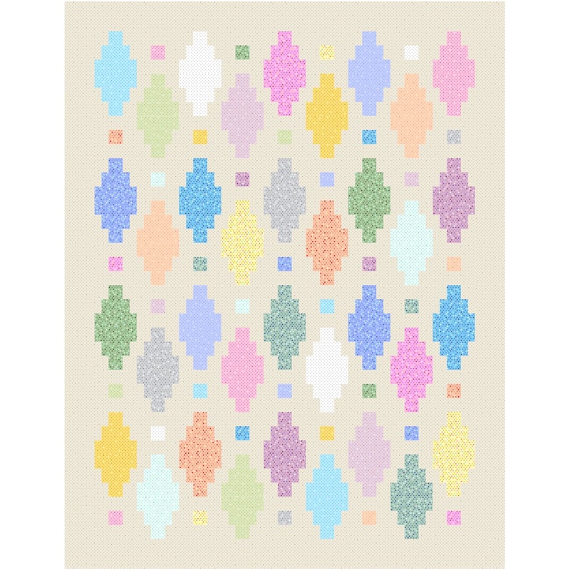 Kit - Benartex Dazzle Dots 2 - Beaded Lanterns - BEADLKT