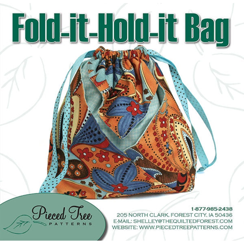 Pattern - Fold-it-Hold-it Bag from Pieced Tree Pattern