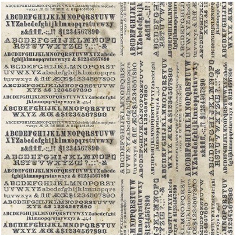 Tim Holtz  Dapper -Typography Neutral