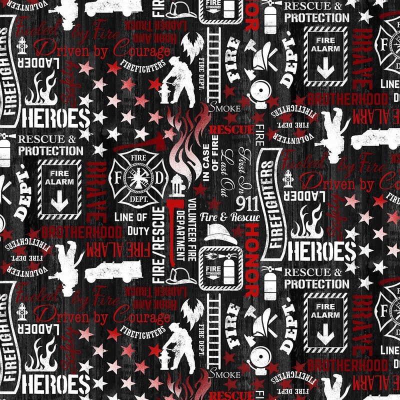 Timeless Treasures Fire -C7732 Fire & Rescue