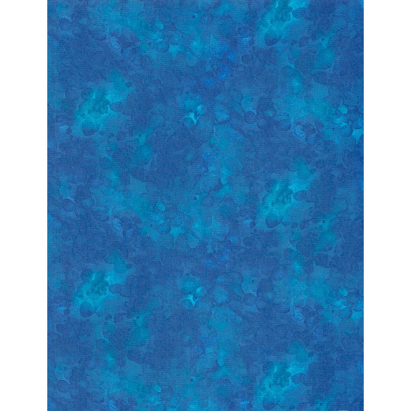 Timeless Treasures - Solid-ish Basic - Sapphire