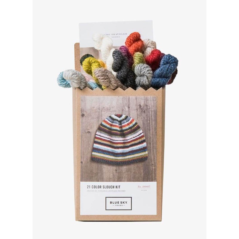 Blue Sky Fibers 21 Color Slouch Hat Kit