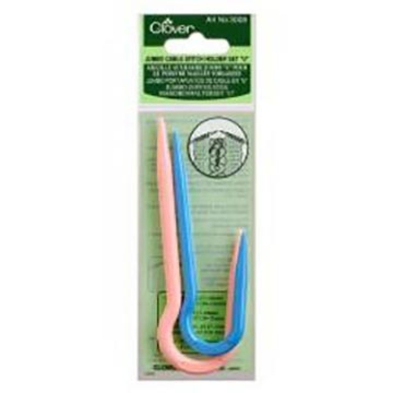 Clover Jumbo Cable Stitch Holder Set