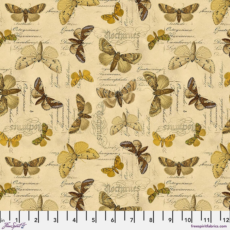 Eclectic Elements Palette: YELLOW SPECIMEN Fabric (1/2 yd.) by Time Holtz