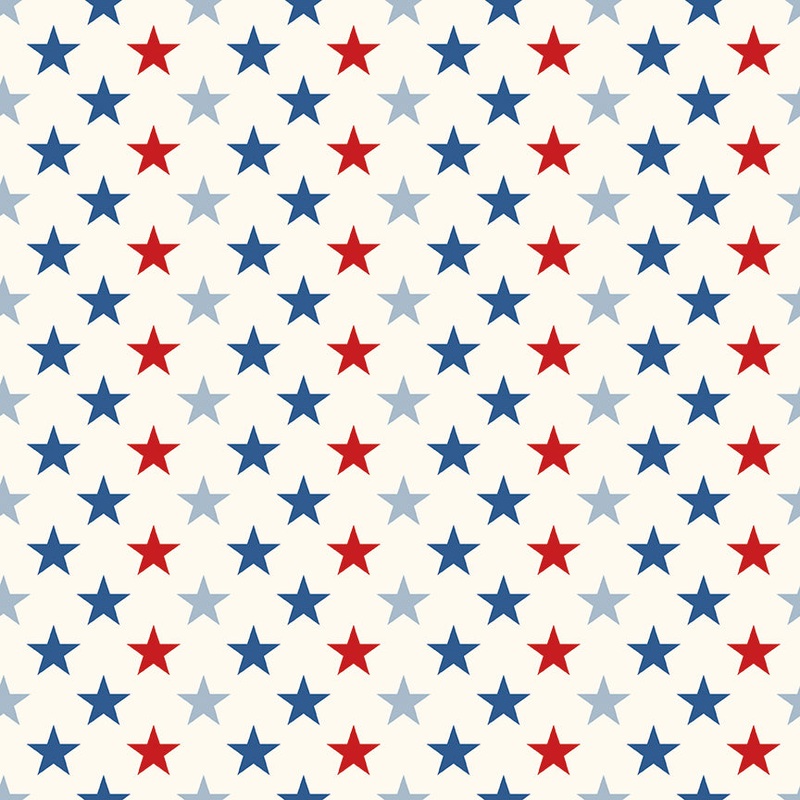 Freedom Garden: STARS MULTI Fabric (1/2 yd)
