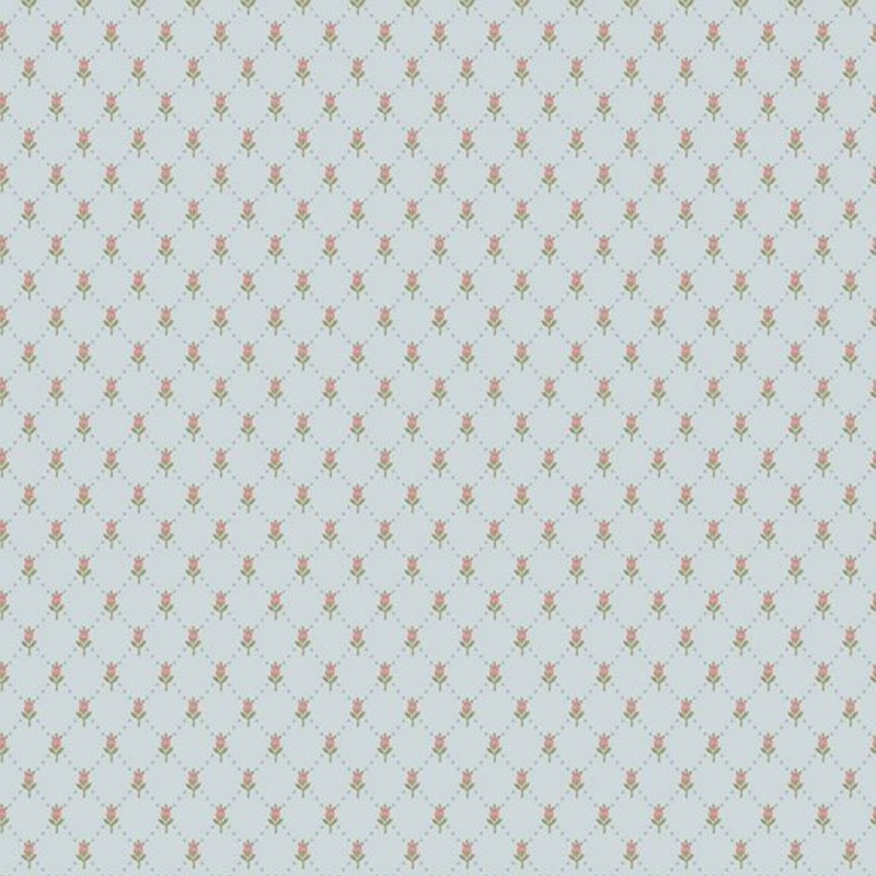 Just Rosy: MINI BUDS PLAID Fabric (1/2 yd)