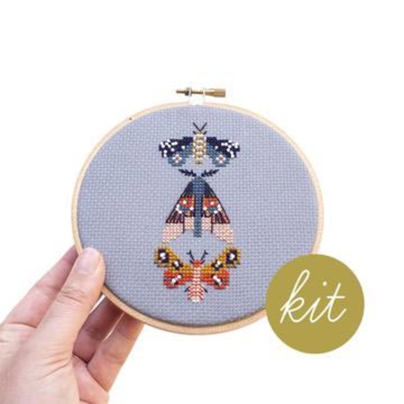 Moths Cross Stitch Kit