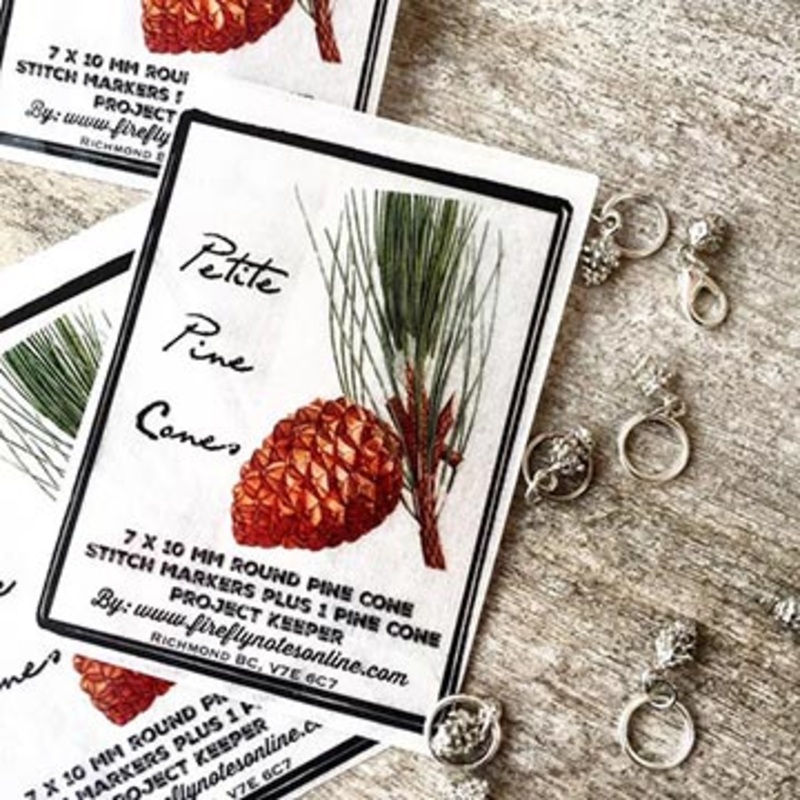 Pine Cone Stitch Markers