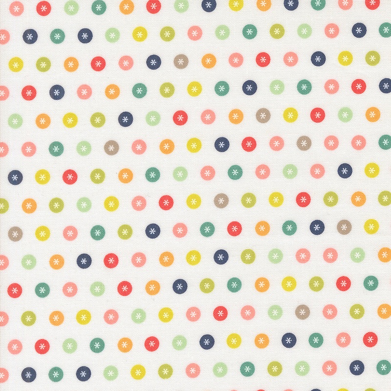 Raspberry Summer: CLOUD Dots Dots by Sherri & Chelsi (1/2 yd)
