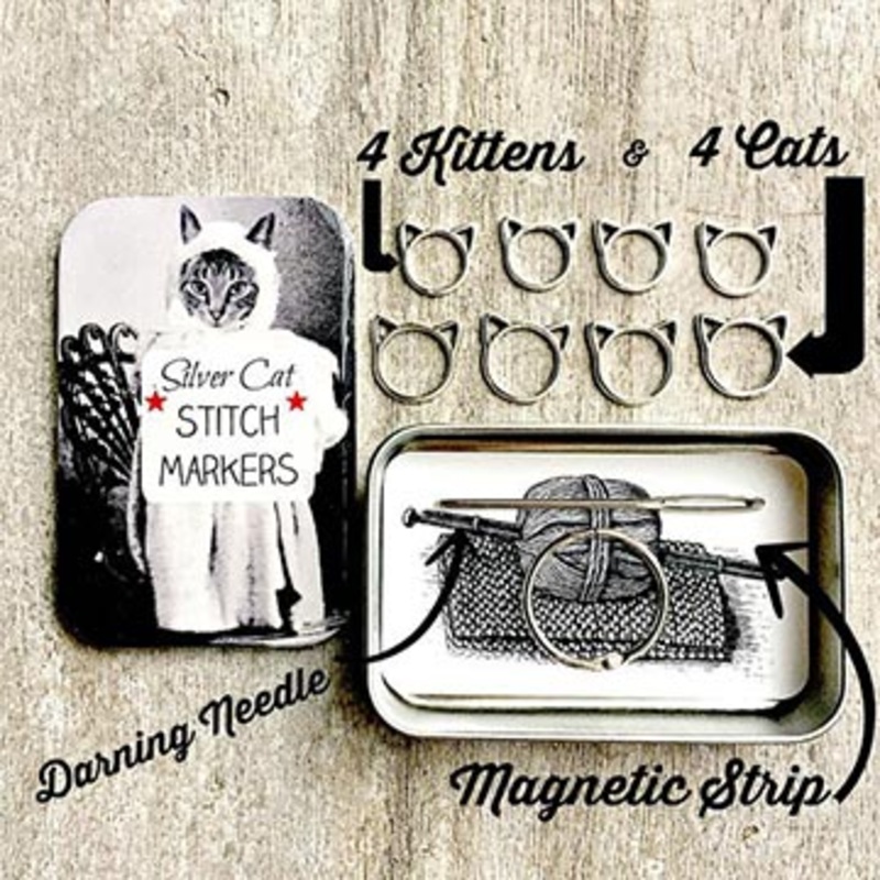 Cat Knitting Notions Knit Kit