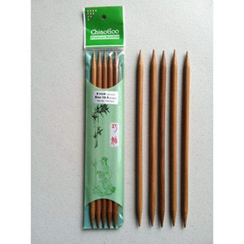ChiaoGoo Bamboo 8 Double Pointed Needles