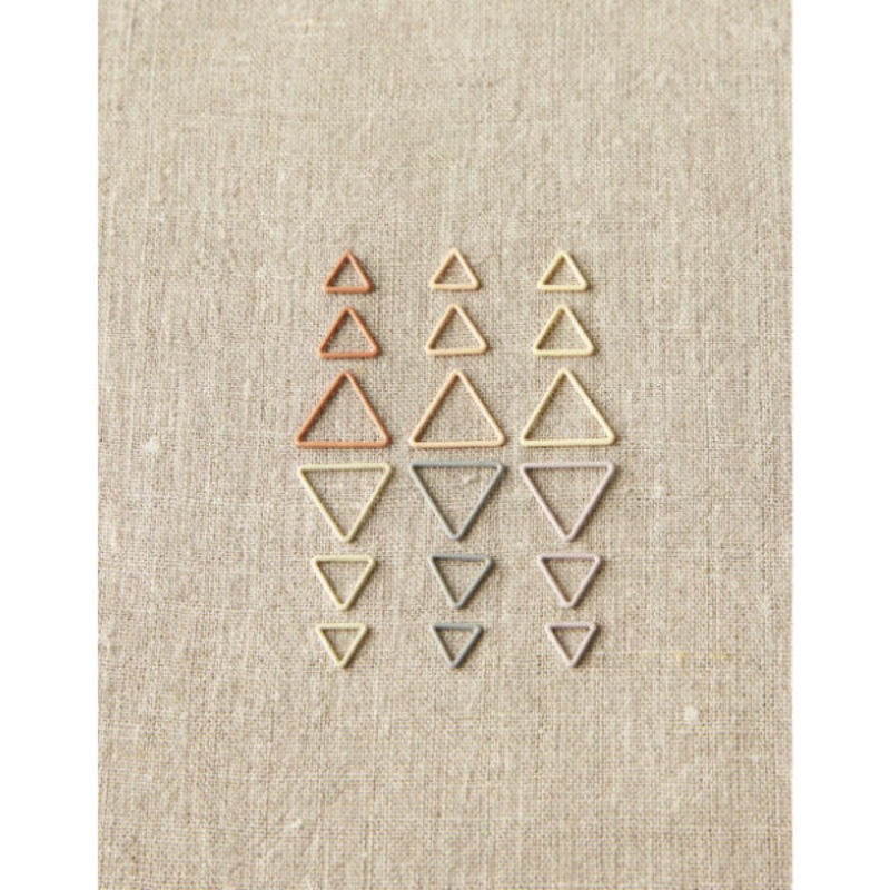 Cocoknits Triangle Stitch Markers in Earth Tones