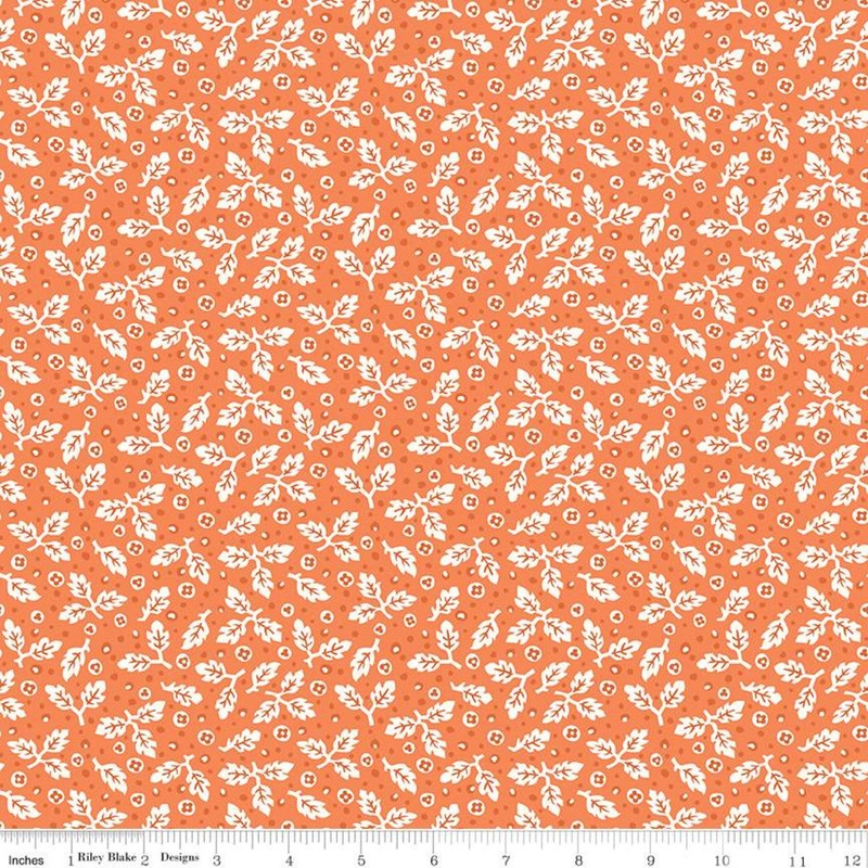 Flea Market Leaves Pumpkin by Lori Holt  C10218-PUMPKIN