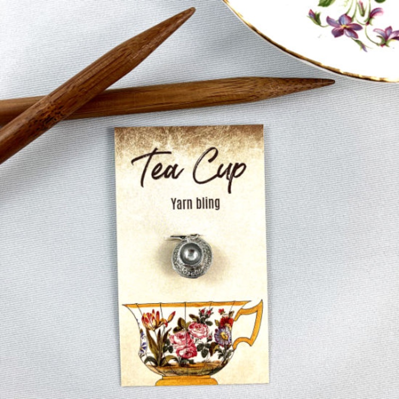 Tea Cup Stitch Marker