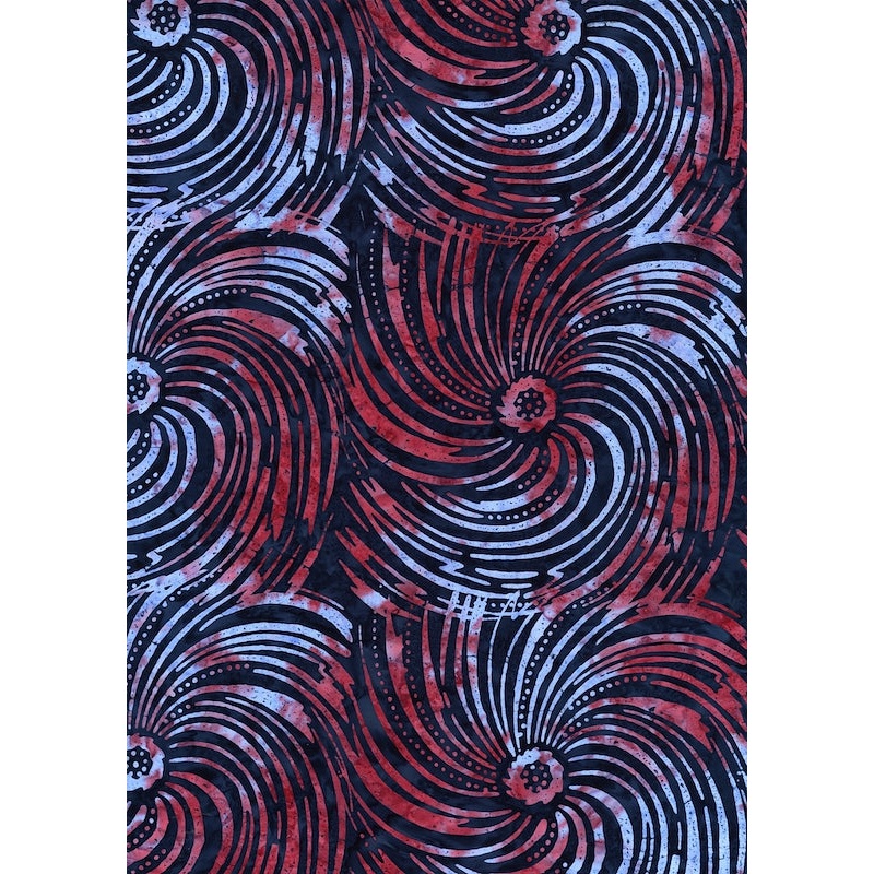 Tonga Batiks - Fireworks - Tonga - B 8668 - Vote - Hurricane Swirls