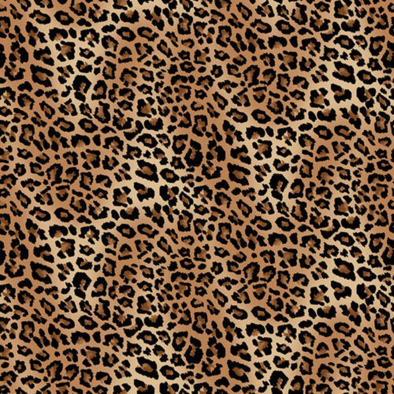 Blank - Skin Deep  Leopard Skin - Brown 1649-39