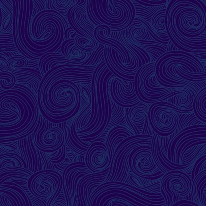 Just Color - Color Swirl - Color Tonal - Studio E - 1351 Navy