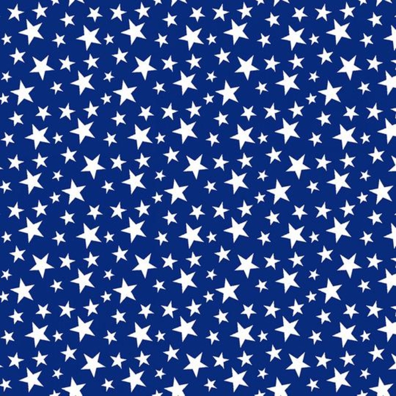 My Happy Place Tossed Little Stars Blue #6041-71