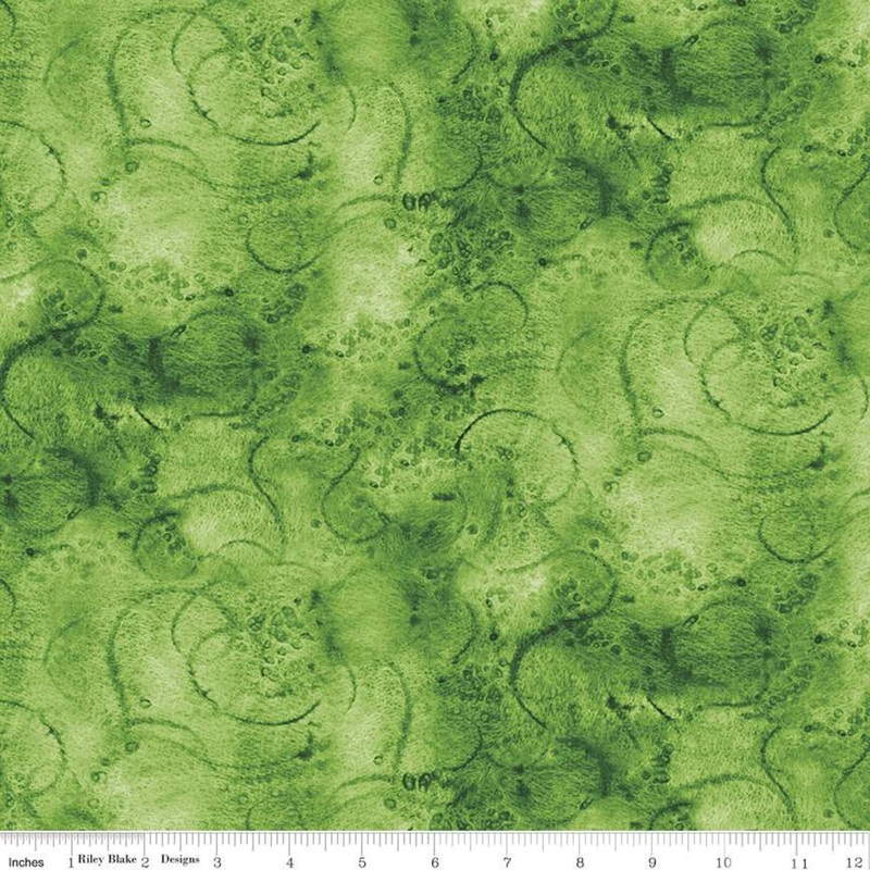 Painter's Watercolor Swirl Medium Green C680