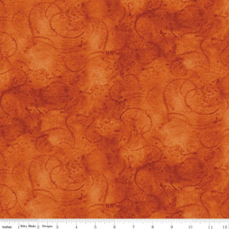 Riley Blake-Painter's Swirl-C680-pumpkin-CT1131709