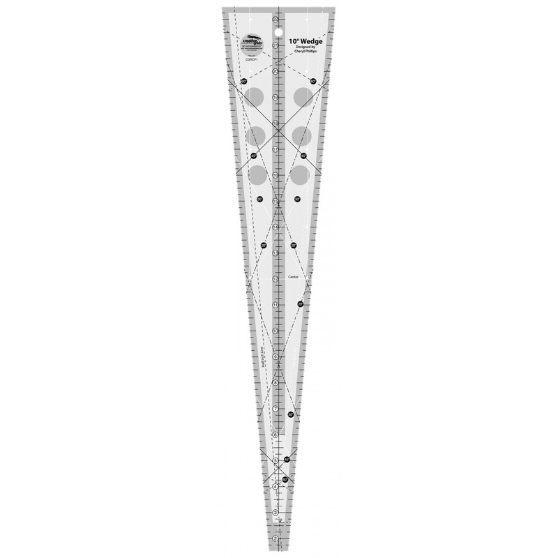 Ruler  Creative Grids 10 Degree Wedge Ruler