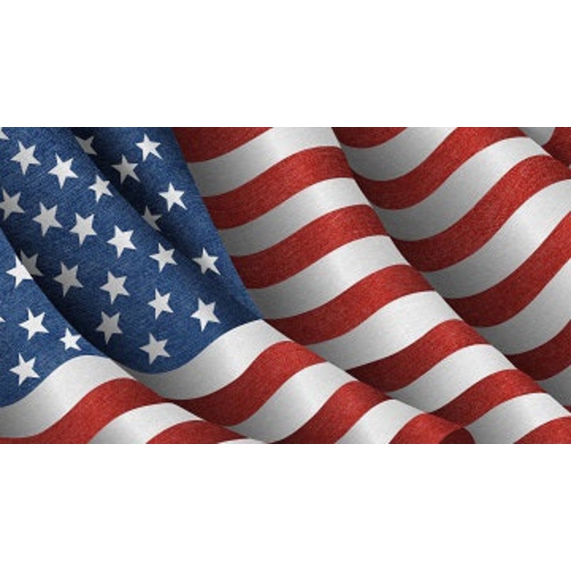 Singin' the Blues Denim Look Flag by Northcott 24323-48