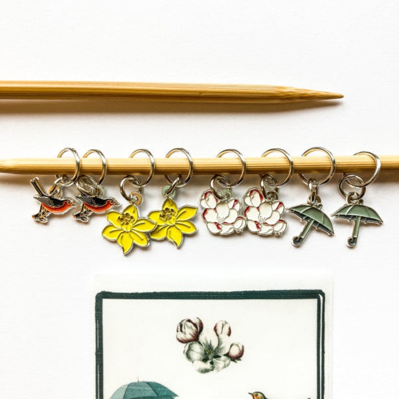 Spring Stitch Markers