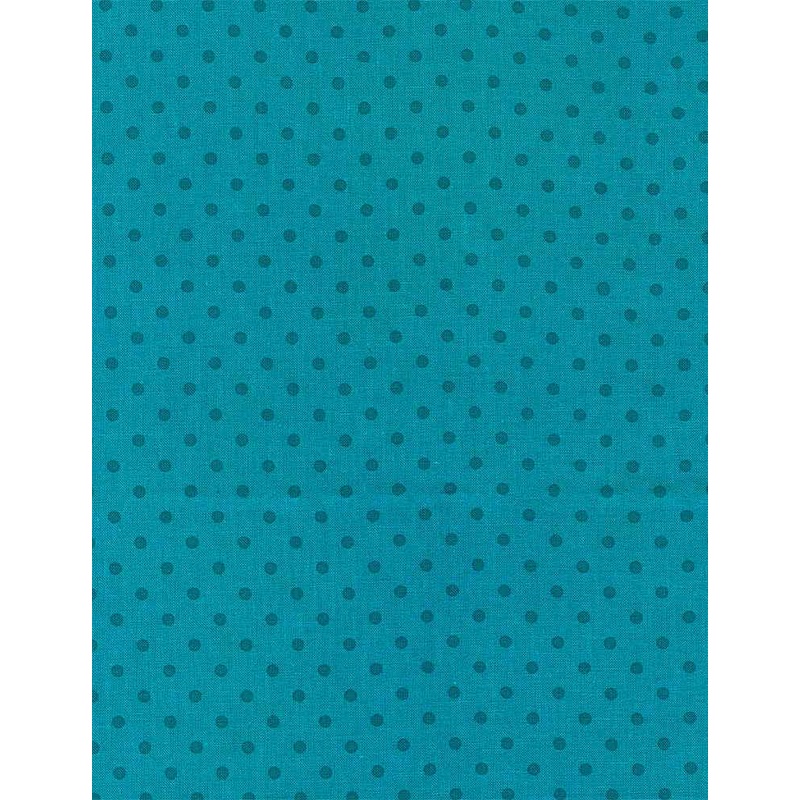Turquoise Polka Dot Basic Pin by Timeless Treasures  C1820