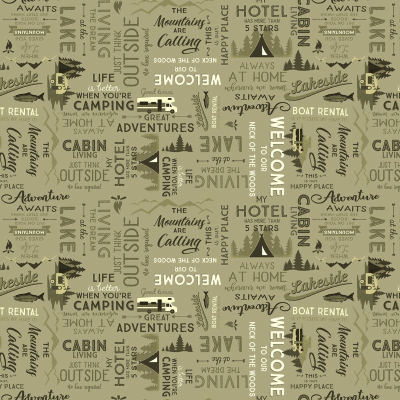 Living the Dream Affirmations Y3441-112 Light Forest