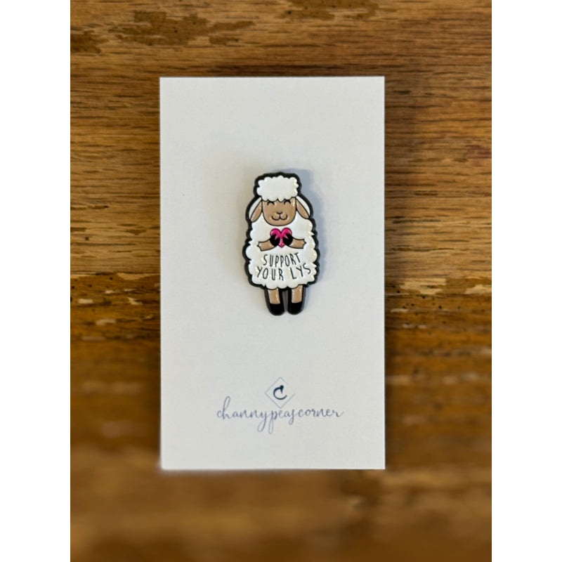 Support Your LYS Enamel Pin