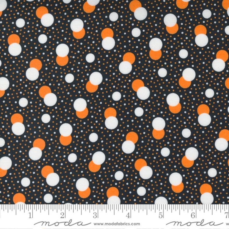 Too Cute To Spook White Orange Dots 22424 11