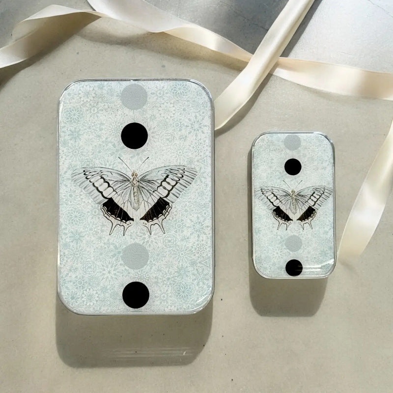 Blue Moth Notions Tin-Large & Small