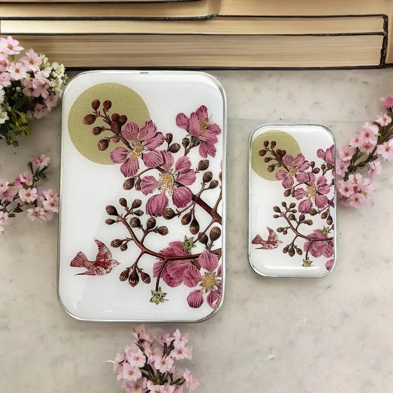 Cherry Blossom Notions Tin-Large & Small