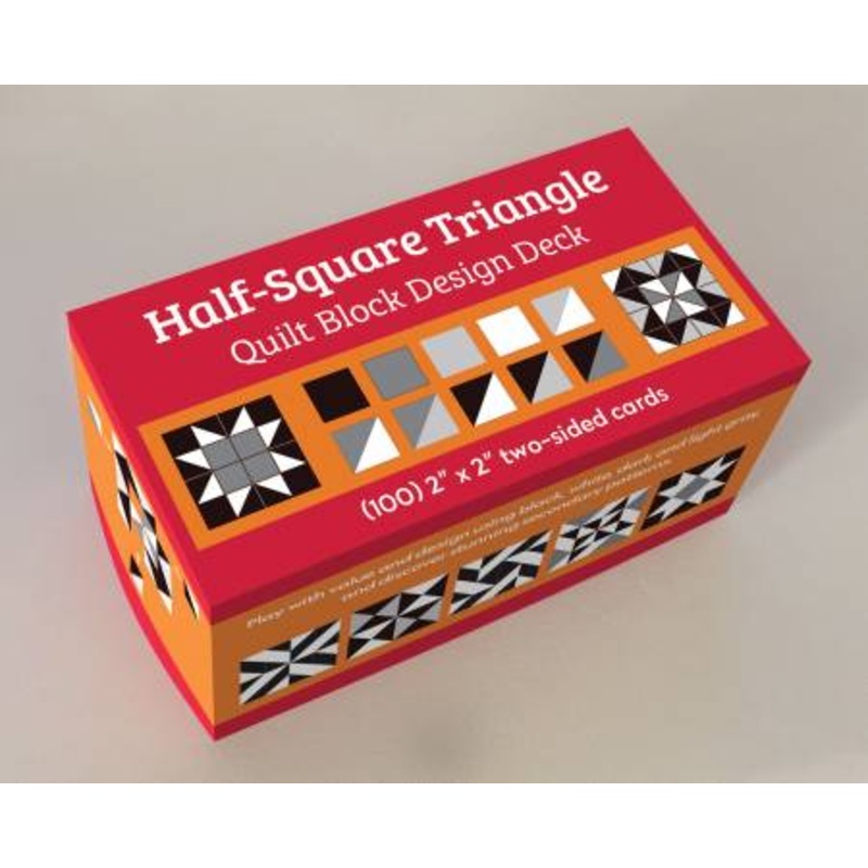 Half-Square Triangle Quilt Block Design Deck # 20502