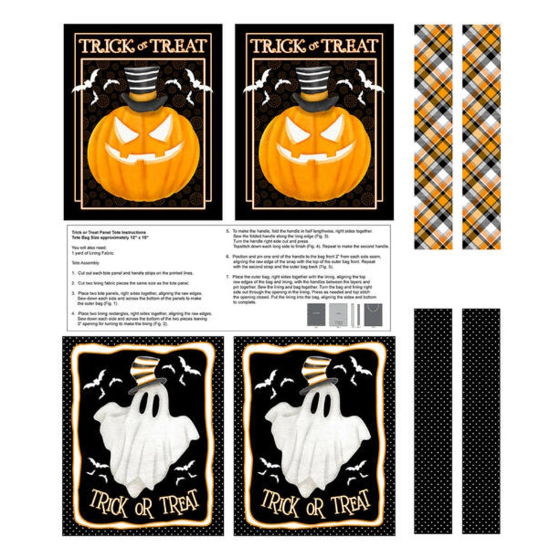 Olde Salem Black Hat Society 36 Inch Trick or Treat Bags Glow 325PG