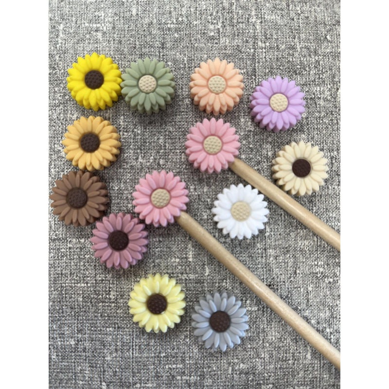 Retro Flower Stitch Stoppers