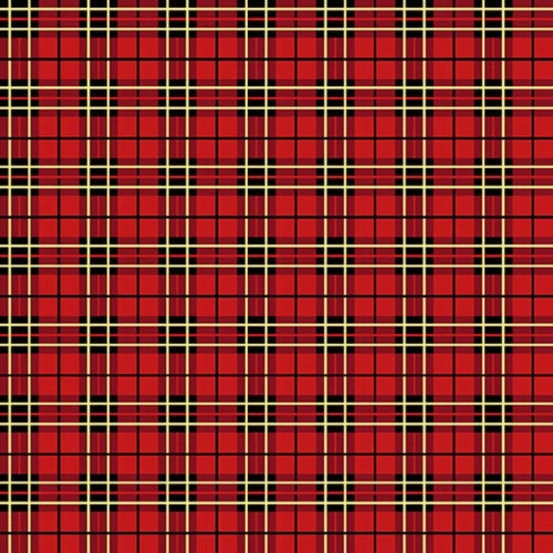 Snow Dog Express 6350-88 Red Plaid by E Studio