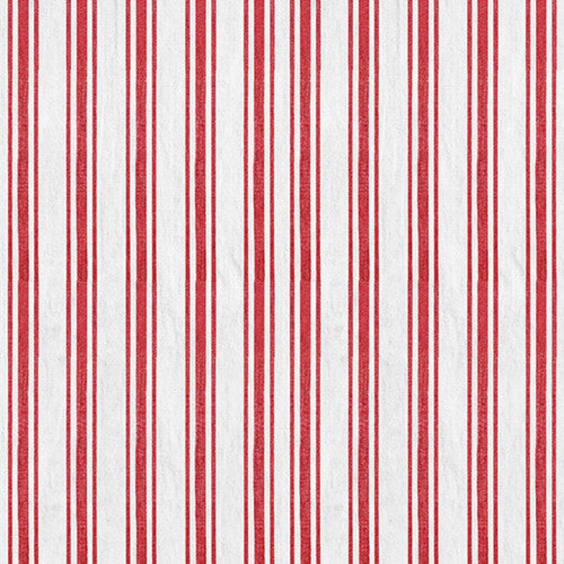 Wintry Mix by Elizabeth Medley 2298-88 Red - Ticking Stripe