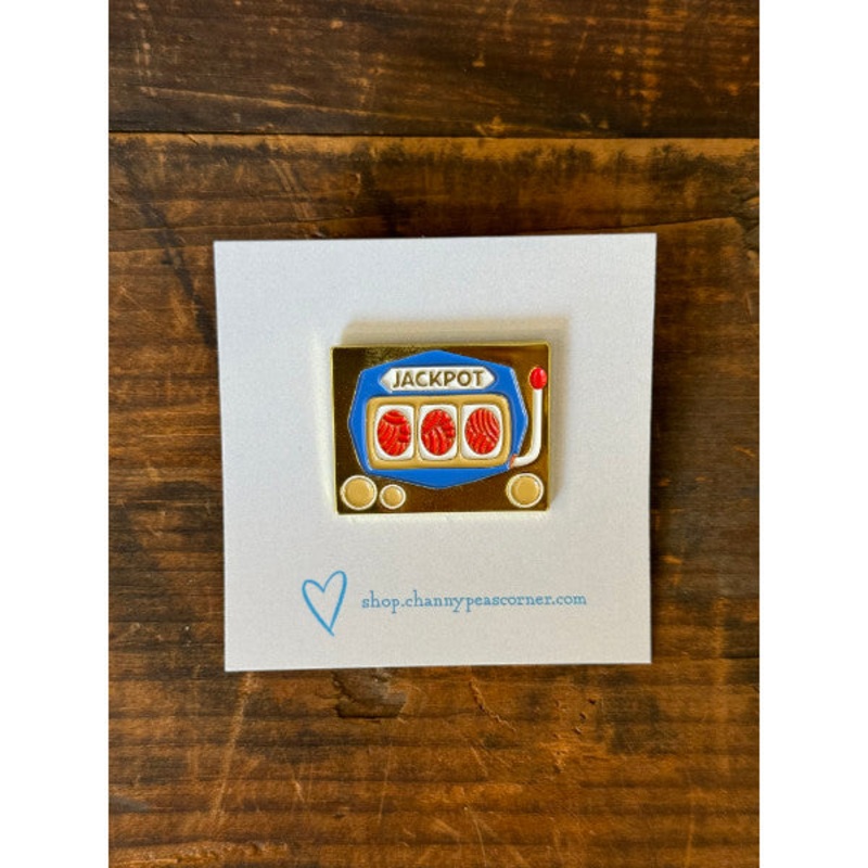 Yarn Jackpot Enamel Pin