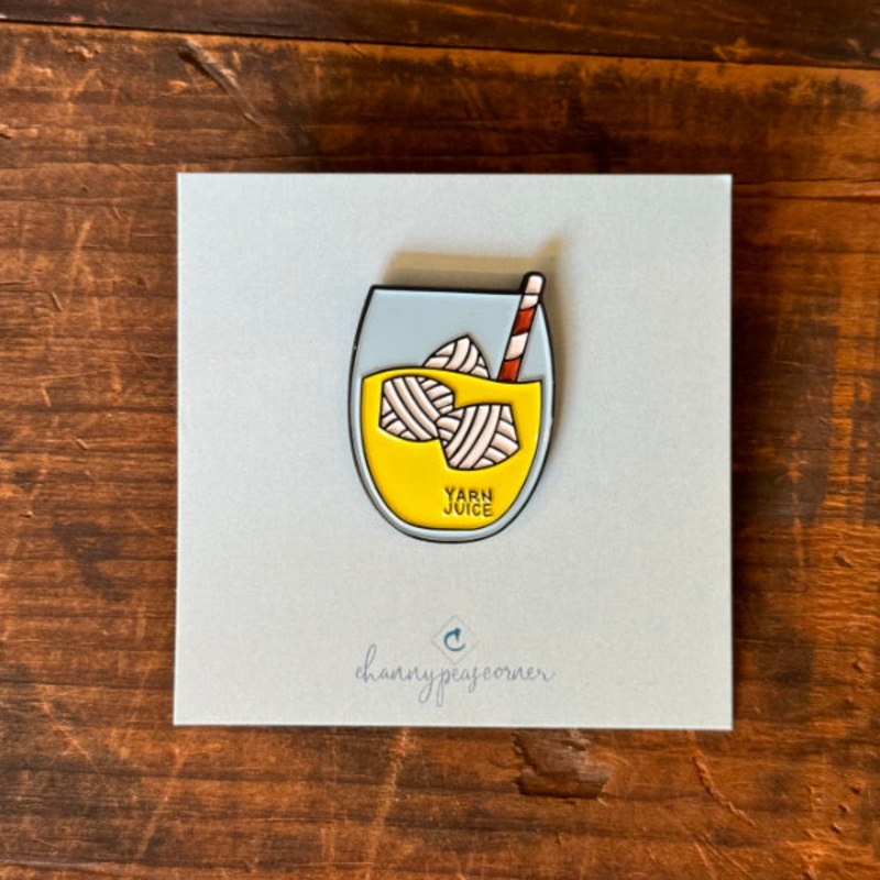 Yarn Juice Enamel Pin