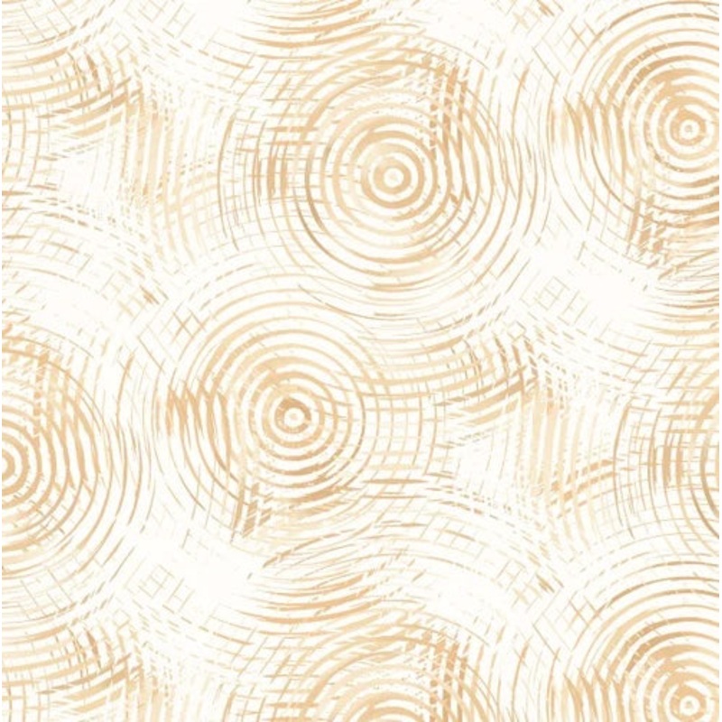 108 - Circle Play Quilt Backing - Cream/Beige - 8700-4