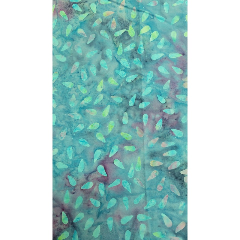 Batik - Lt. Blue w/Lavender Small Triangles  122