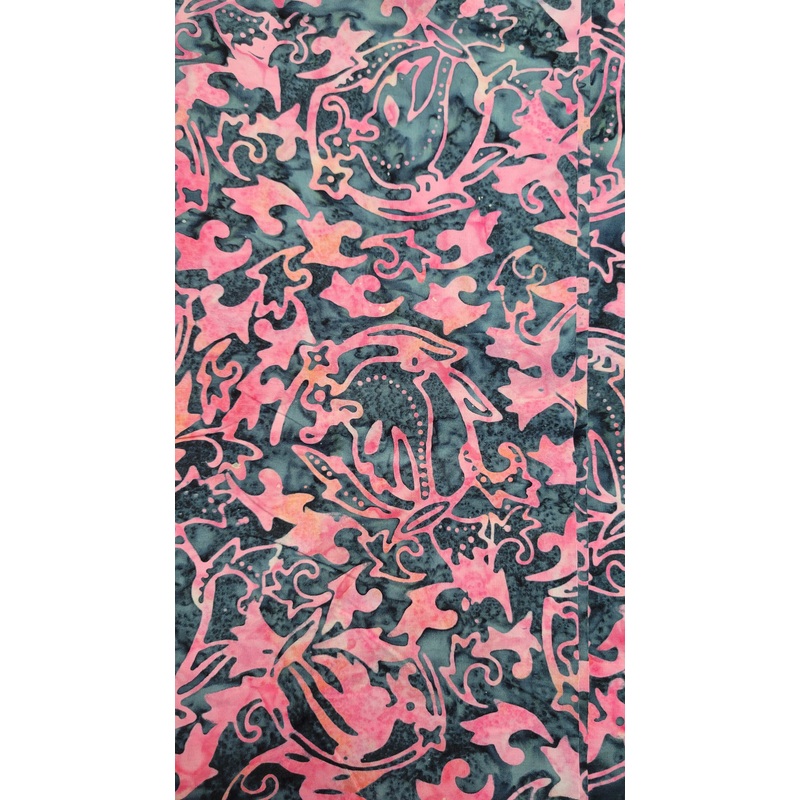 Batik - Navy w/ Pink   # 111