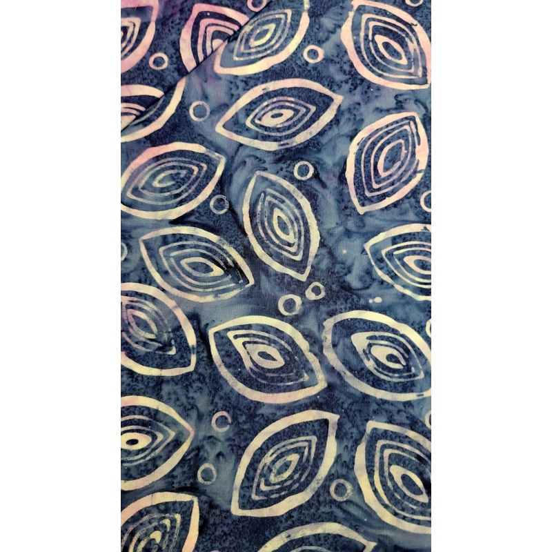 Batik - Navy Washout w/ Lavender Eyes  # 109