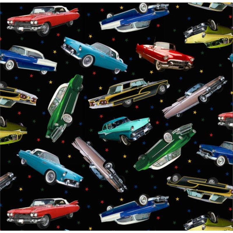 In Motion Black - Classic Cars 672Black