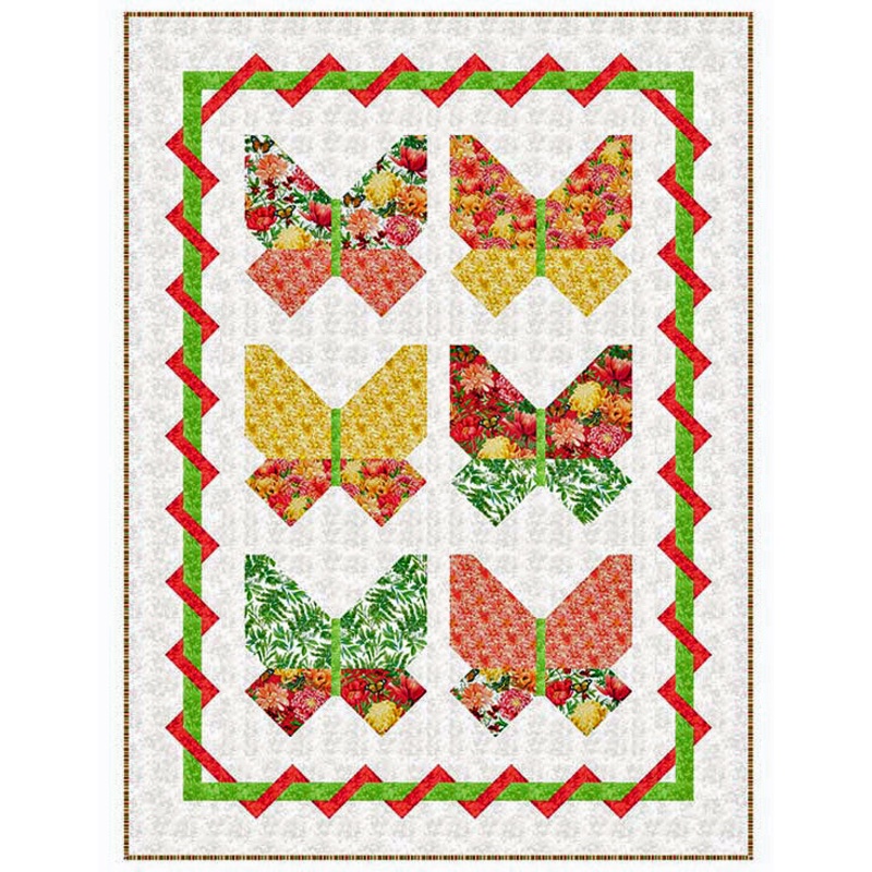 Kit - Transitions Quilt with Morning Blossom from Northcott